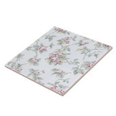 ヴィンテージシックフランスのバラとストライプ タイル (側面)