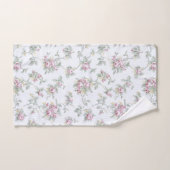 ヴィンテージシックフランスのバラとストライプ バスタオルセット (ハンドタオル)