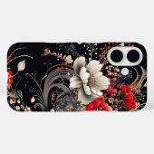 ヴィンテージシックフローラ植物学イラストレーション Case-Mate iPhoneケース (裏面 (横))