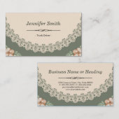 ヴィンテージシックフローラ 名刺 (正面/裏面)