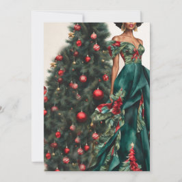 ヴィンテージシックブラックファッション 招待状