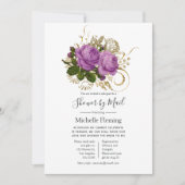 ヴィンテージシックベビー又はブライダルシャワーバイメール 招待状 (正面)