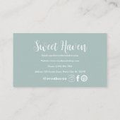 ヴィンテージシックベーカリー 名刺 (裏面)