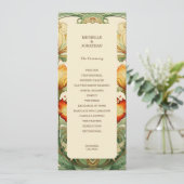 ヴィンテージシックボタニカルアールヌーボーアルフォンスミュシャ プログラム (スタンド正面)