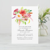 ヴィンテージシック素朴チャームベビーシャワー招待状 招待状 (スタンド正面)