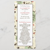 ヴィンテージシック結婚フローラ プログラム (正面)