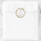 ヴィンテージシック結婚フローラ ラウンドシール (バッグ)