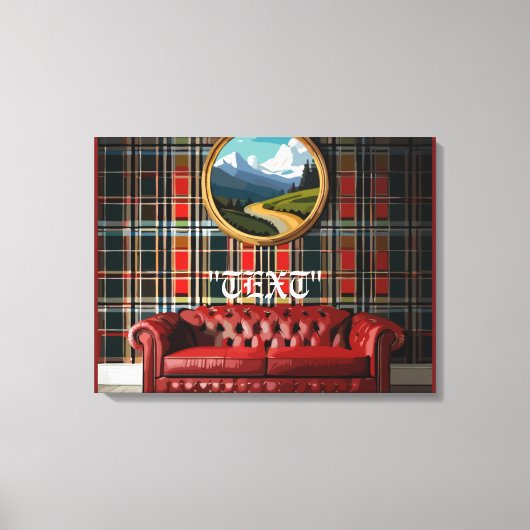 ヴィンテージシック キャンバスプリント (正面)