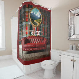 ヴィンテージシック シャワーカーテン