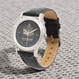 ヴィンテージシティチャンバクラシックーズブラックレザー 腕時計