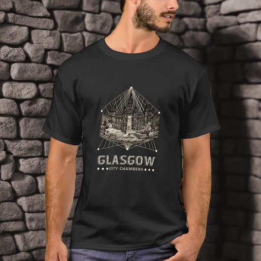 ヴィンテージシティチャンバーズメンズベーシック Tシャツ