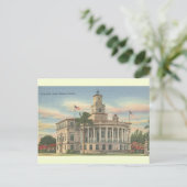 ヴィンテージシティホールコーラルゲーブルズフロリダポストカード ポストカード (スタンド正面)