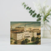 ヴィンテージシティホールニューヨーク ポストカード (スタンド正面)