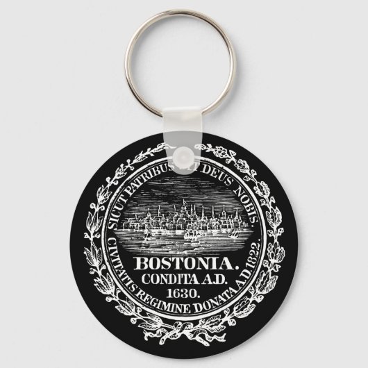 ヴィンテージシティー・オブ・ボストン・シール キーホルダー (正面)