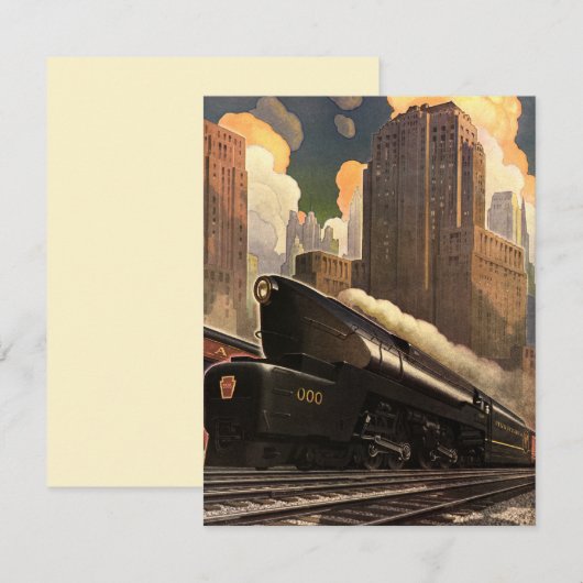 ヴィンテージシティT1 Duplex Train on Railroad (正面/裏面)