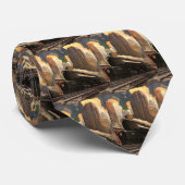 ヴィンテージシティT1 Duplex Train on Railroad ネクタイ (ロール)