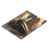 ヴィンテージシティT1 Duplex Train on Railroad ノートブック (左側)