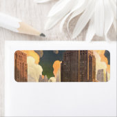 ヴィンテージシティT1 Duplex Train on Railroad ラベル (インサイチュ)