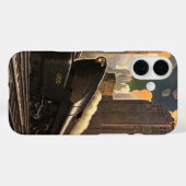 ヴィンテージシティT1 Duplex Train on Railroad Case-Mate iPhoneケース (裏面 (横))
