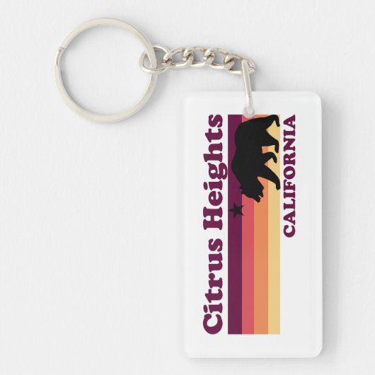 ヴィンテージシトラスハイツカリフォルニア キーホルダー (正面)
