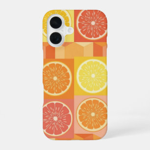 ヴィンテージシトラスパターン iPhone 16ケース