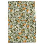 ヴィンテージシトラスボタニカル抱き枕 ミディアムペーパーバッグ (正面)