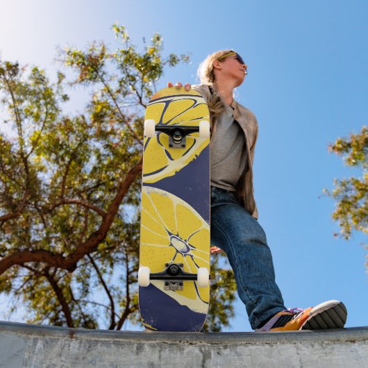 ヴィンテージシトラスレモンシックウォーターカラー スケートボード (室外1)