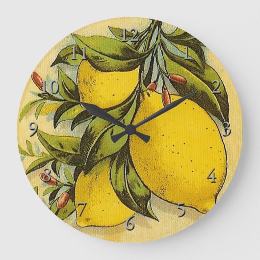 ヴィンテージシトロネレアド ラージ壁時計 (正面)