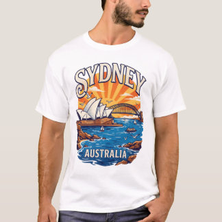 ヴィンテージシドニーオーストラリアメンズTシャツ Tシャツ