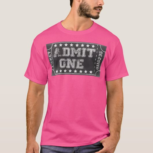 ヴィンテージシネマチケット Tシャツ (正面)