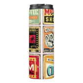 ヴィンテージシネマtinシンボルや象徴コレクション映画業界 タンブラー (裏面)