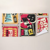 ヴィンテージシネマtinシンボルや象徴コレクション映画業界 バスタオル (バスタオル)