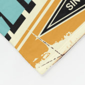 ヴィンテージシネマtinシンボルや象徴コレクション映画業界 フリースブランケット (角)