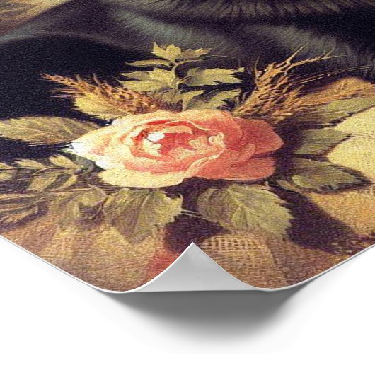 ヴィンテージシペル絵画ク犬 ポスター (角)