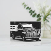 ヴィンテージシボレー ポストカード (スタンド正面)