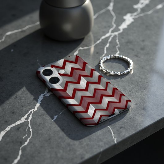 ヴィンテージシボロンメタリックアクセント Case-Mate iPhoneケース