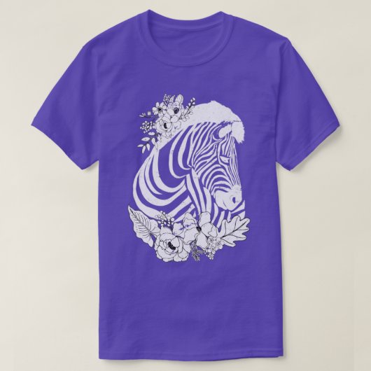 ヴィンテージシマウマ Tシャツ (デザイン正面)