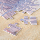 ヴィンテージシャイニーブライトオーナメントオンホワイトツリー ジグソーパズル (側面)