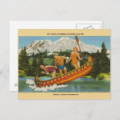 ヴィンテージシャスタカスケードワンダーランドポストカード ポストカード (正面/裏面)