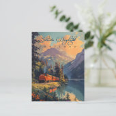 ヴィンテージシャスタデイライトトレイン ポストカード (スタンド正面)