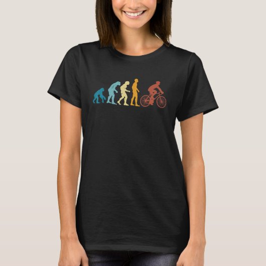 ヴィンテージシャツおもしろいサイクリストサイクリング Tシャツ (正面)