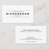 ヴィンテージシャドー型名刺 名刺 (正面/裏面)