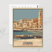 ヴィンテージシャニアシティデミッズクレタギリシャ旅行 ポストカード (正面/裏面)