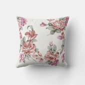ヴィンテージシャビーガーリービー花 クッション (裏面)