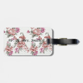 ヴィンテージシャビーガーリービー花 ラゲッジタグ (裏面横)