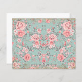 ヴィンテージシャビーシックなスクラップブック紙 (正面/裏面)