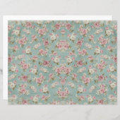 ヴィンテージシャビーシックなスクラップブック紙 (正面/裏面)