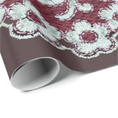 ヴィンテージシャビーシックなレース ラッピングペーパー (ロールコーナー)