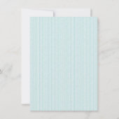 ヴィンテージシャビーシックガールズベビーシャワー招待状 招待状 (裏面)