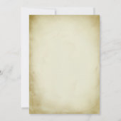 ヴィンテージシャビーシックバーケージ結婚式招待状 招待状 (裏面)